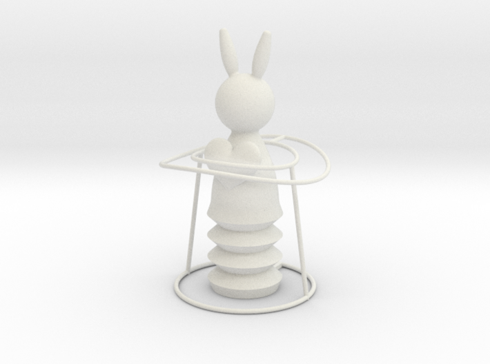 Magic Bunny - Ring Holder 3d printed 