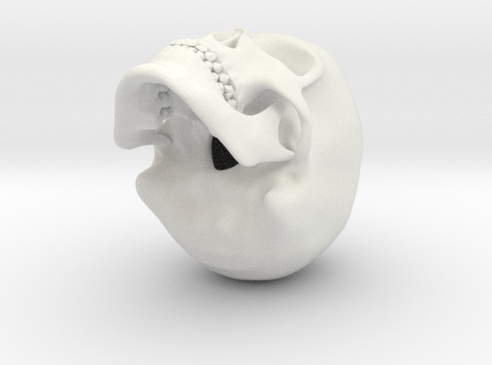 Skull 8cm 3d printed 