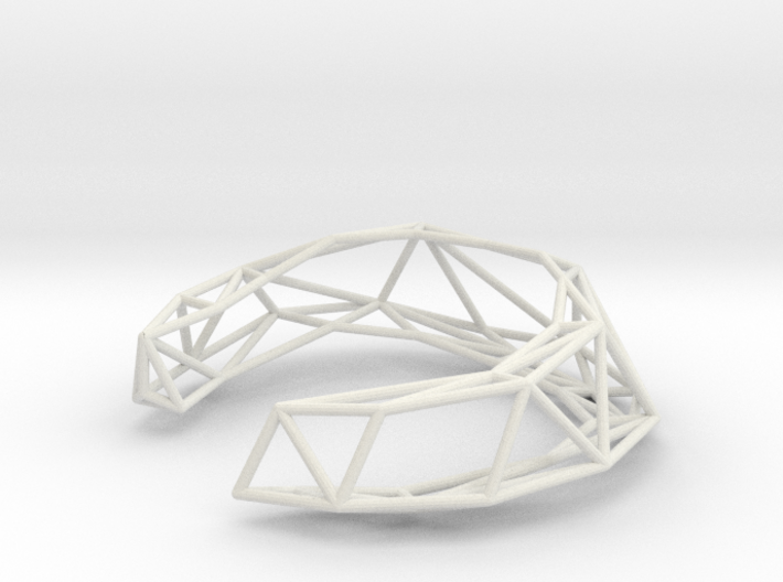 Thin Lena Bracelet - Medium (Strong and Flexible) 3d printed 