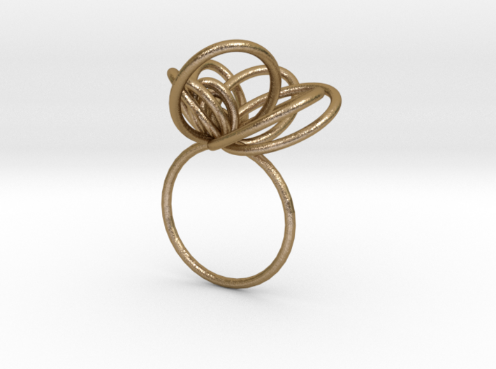 Flora Ring A (Size 9) 3d printed 