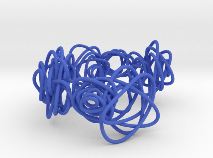 Sprouted Spirals Cuff (Messy) 3d printed 