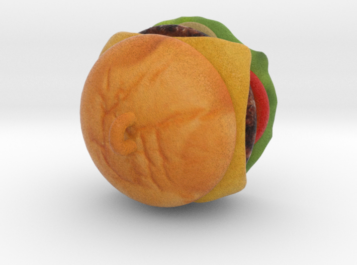 Hamburger Jewerly 3d printed 