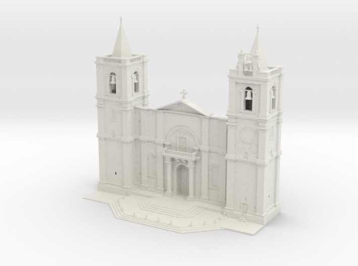 St John Co Cathedral Facade 3d printed 
