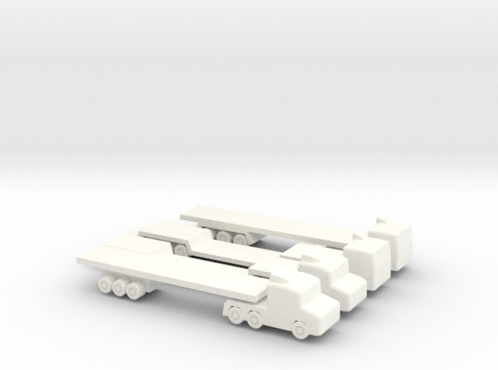 Airport GSE 1:400 Set 9 : Trailer Flat Truck 3d printed 