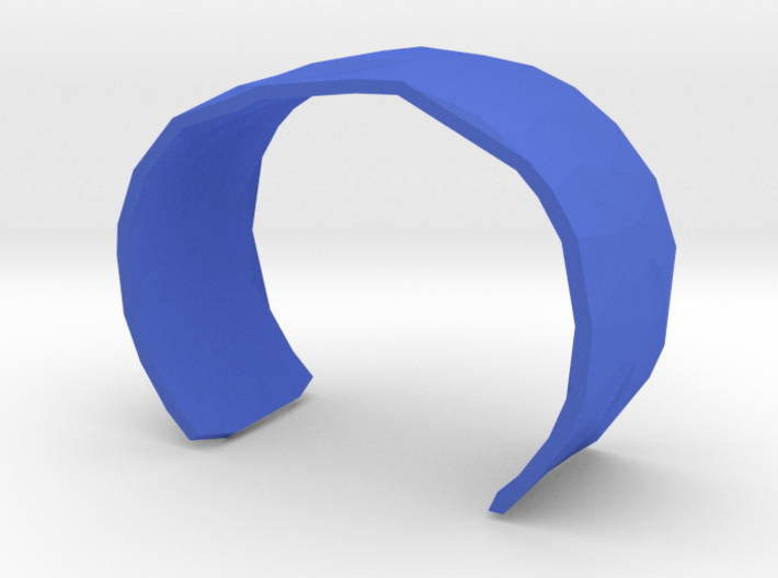 Cuff Faceted 58mm  3d printed 