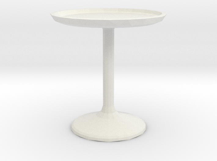 20in Dia Side Table 1:24 scale 3d printed 