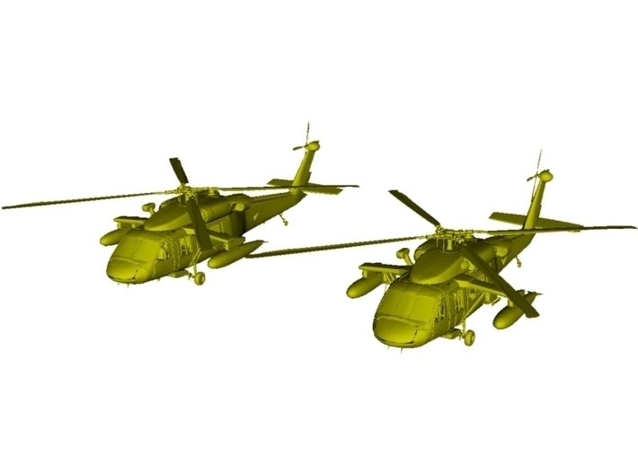 1/400 scale Sikorsky UH-60 Black Hawk x 2 3d printed