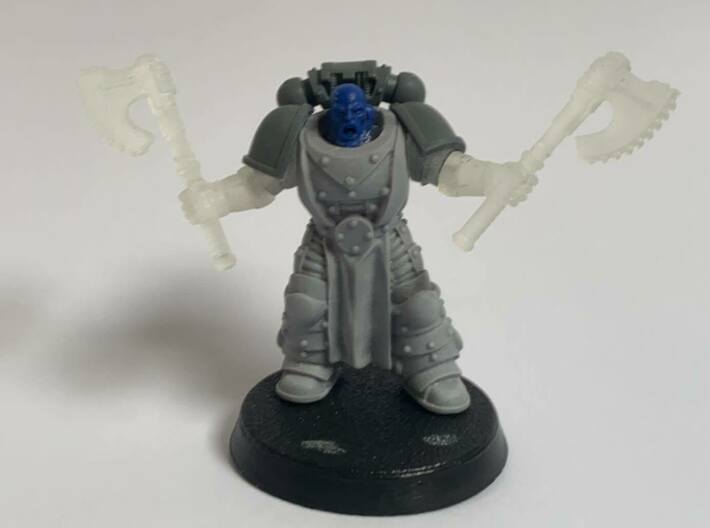 Chaos Marine - Adjustable Arms 3d printed 