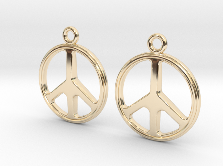 Peace and love 3d printed