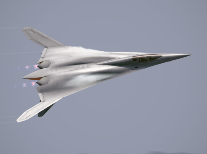 F/A-19A "Triakis" Stealth Fighter 3d printed 