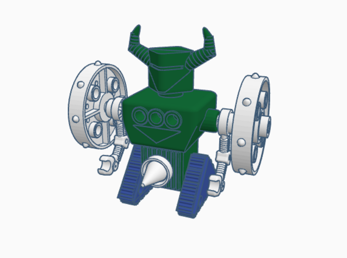 Tormentor Nemesis Micronauts Figure 3d printed Torment