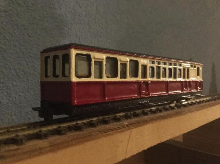 Ffestiniog Rly barn observation coach NO.101 3d printed The pre production model 