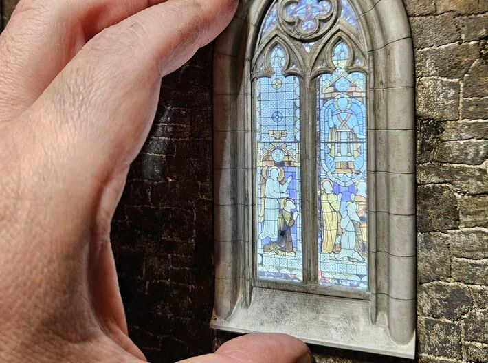 Medieval Window 3d printed 