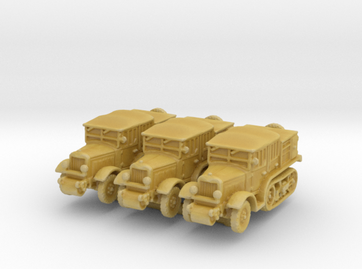 Unic P107 Artillery (x3) 1/285 3d printed