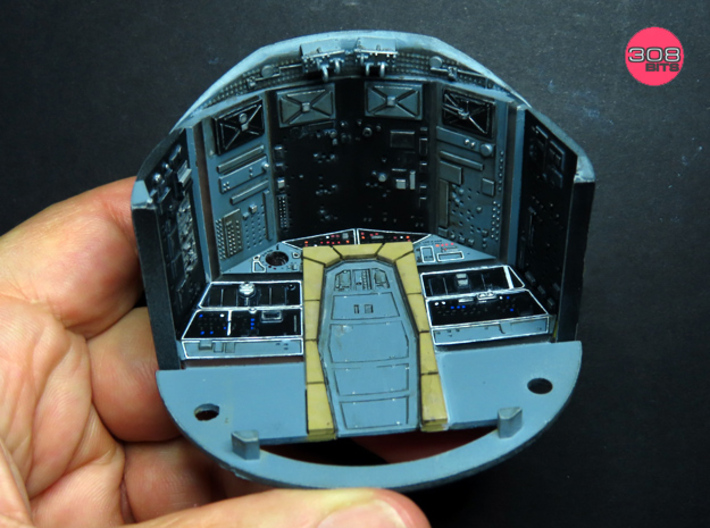 YT1300 DEAGO CABIN WALLS 3d printed Parts painted and weathered.