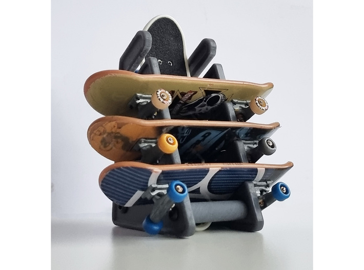 TechDeck Skateboard Rack Stand - Build Yourself! 3d printed 