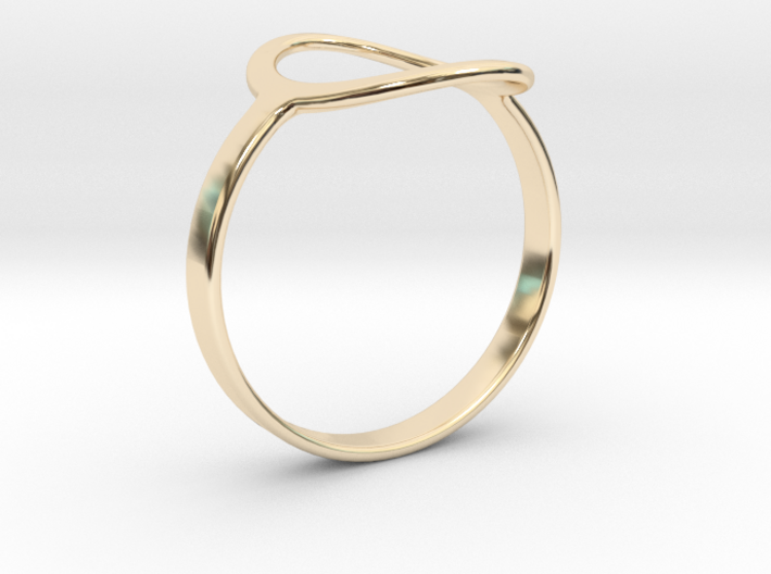 Top Oval Ring All sizes, Multisize 3d printed