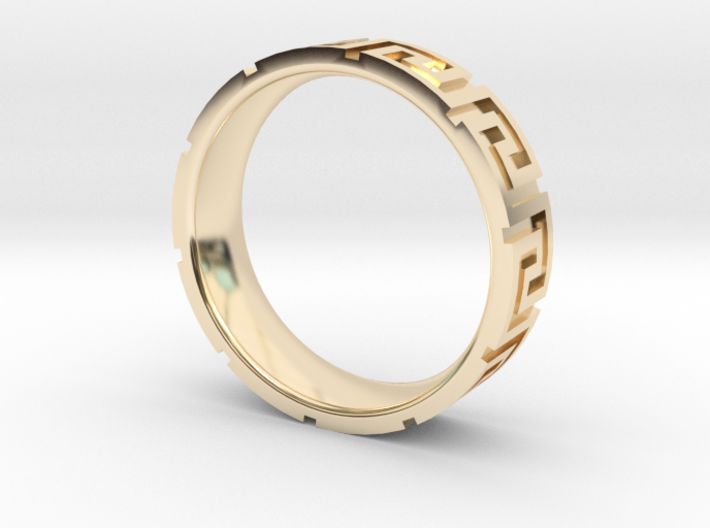 Greek Ring Size 13 3d printed