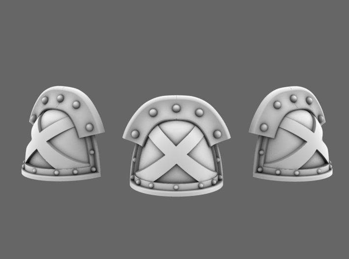 Death Company V3 IronMan Shoulder Pads Type A x10 3d printed 