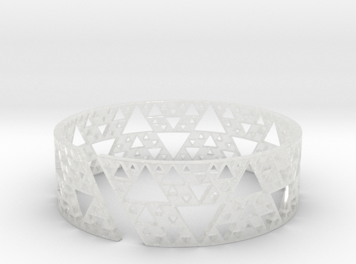 Sierpinski Bracelet 3d printed