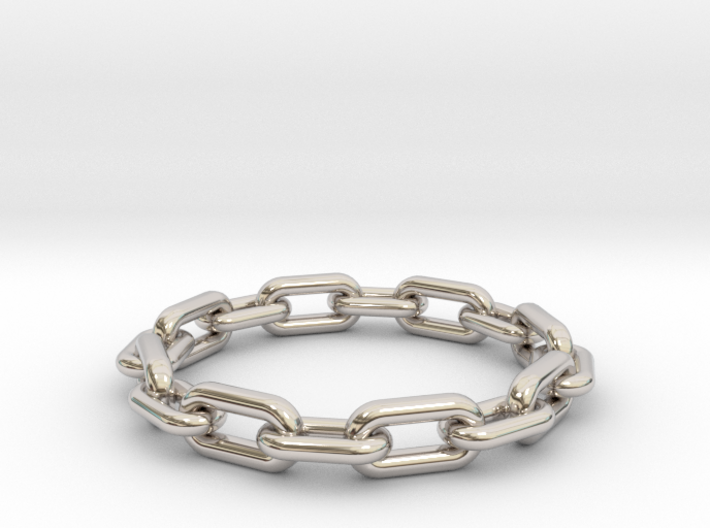 Long Chain ring All Sizes, Multisize 3d printed