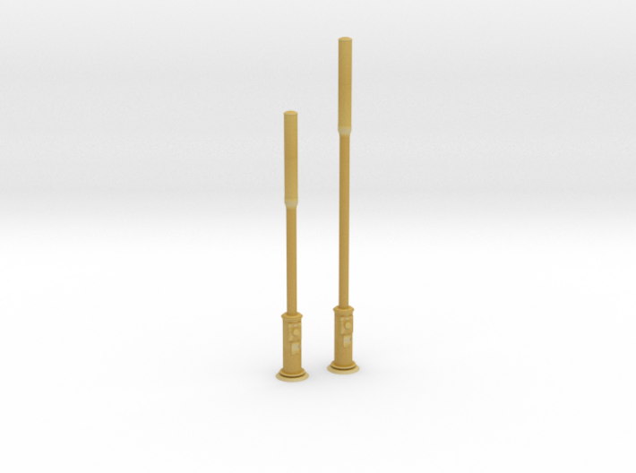 Small Cell Wireless Poles HO Scale 1/87 3d printed