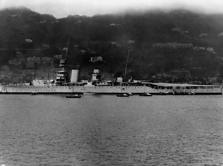 Nameplate HMS Vindictive (10 cm) 3d printed Hawlins-class heavy cruiser HMS Vindictive.