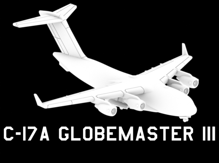 1:900 Scale C17A Globemaster III 3d printed