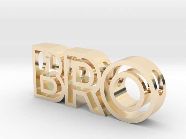 BRO Pendant (Necklace) 3d printed