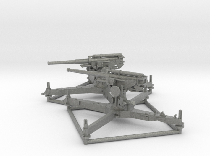 2 X 1/100 Cannone da 75/46 75mm Anti-aircraft Gun 3d printed