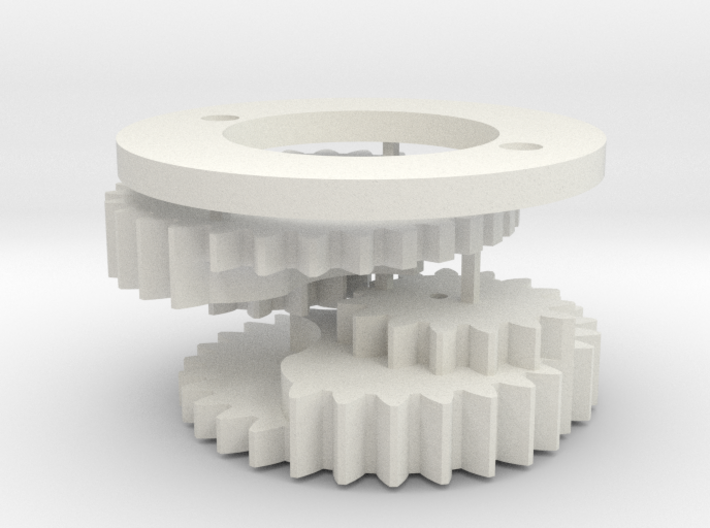 Spinor Gears 3d printed 