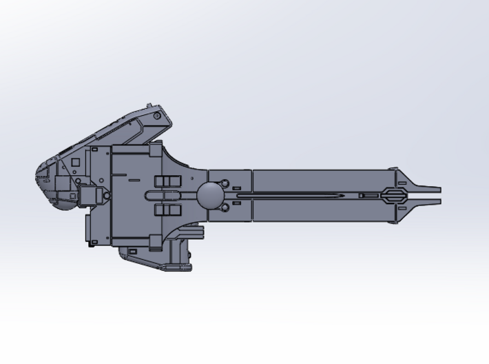 LoGH Imperial Destroyer (788 UC era) 1:2000 3d printed 
