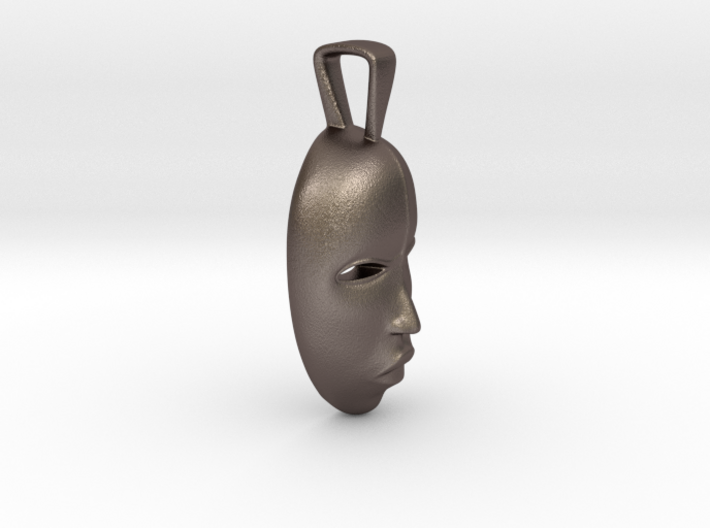 Jewelry African Dan Mask Pendant 3d printed