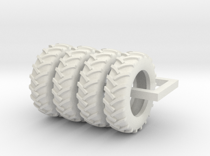 1/64 Scale 18.4R38 tires 3d printed