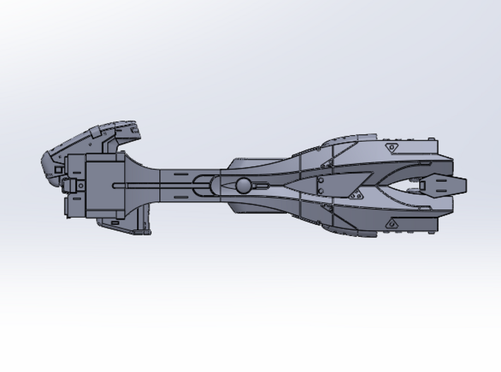 LOGH Imperial Destroyer(Hameln2) 1:2000 (Part 1/2) 3d printed 