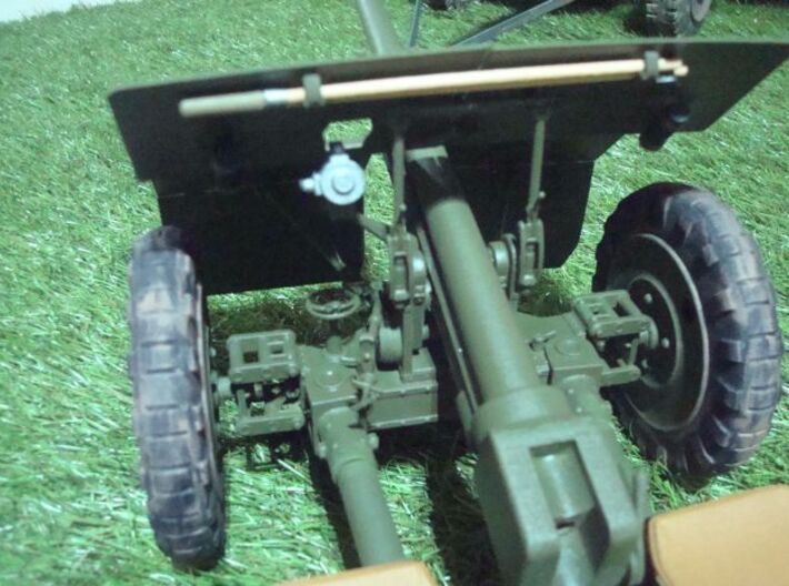 1/6 Bofors 37 mm anti-tank gun - shield 3d printed 
