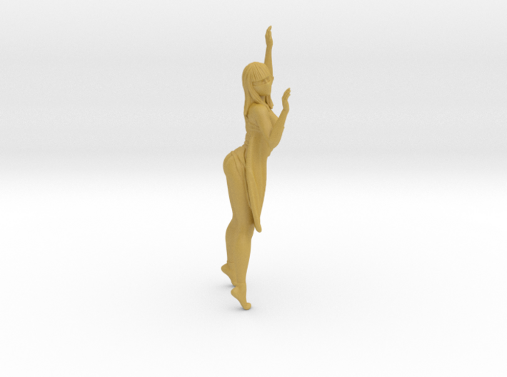 Nude Leaning Woman 3d printed