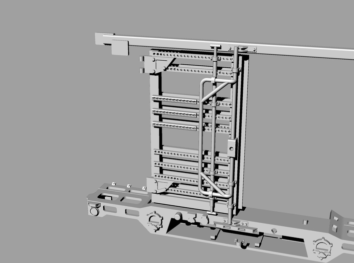M1245 SOCOM M-ATV cargo walls - 1/48 scale 3d printed 