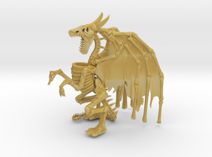 Undead Dragon 3d printed