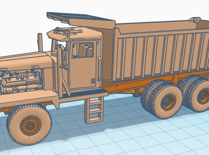1/50th Heavy off road type Dump Truck Body 3d printed 