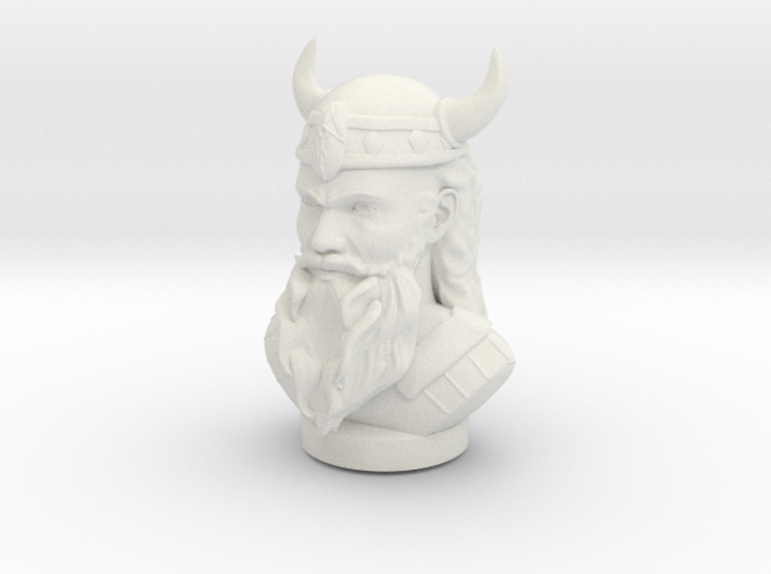 Viking Bust 3d printed