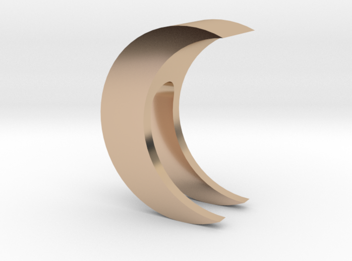 Crescent Moon Webcam Privacy Shade / Cover / Charm 3d printed
