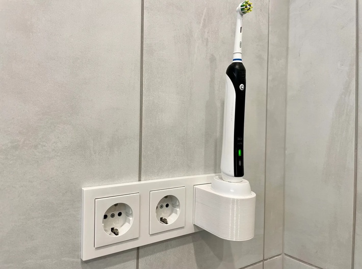 Oral-B Toothbrush Base w/ Brush Holder - System 55 3d printed 