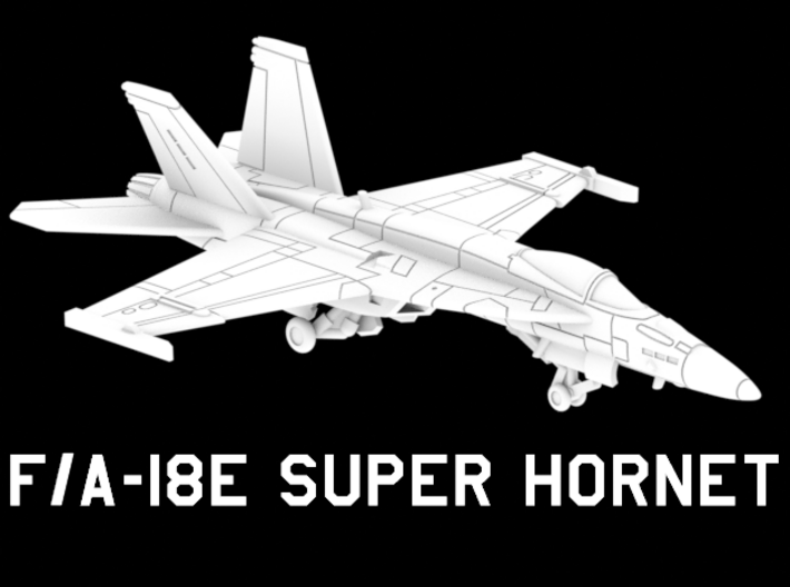 F/A-18E Super Hornet (Clean) 3d printed