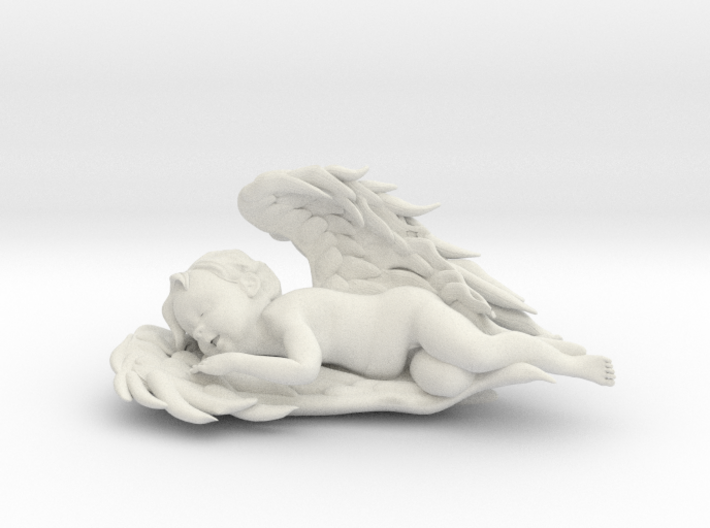 Baby Angel Sculpture 3d printed