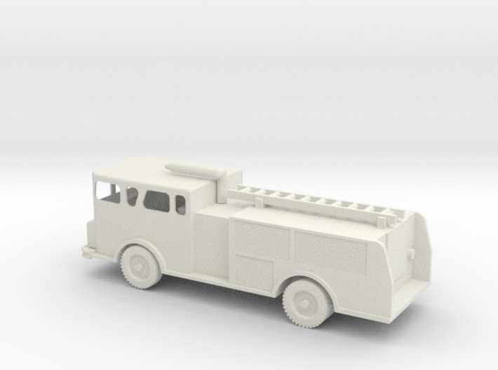 1/100 Scale International Fire Engine 3d printed