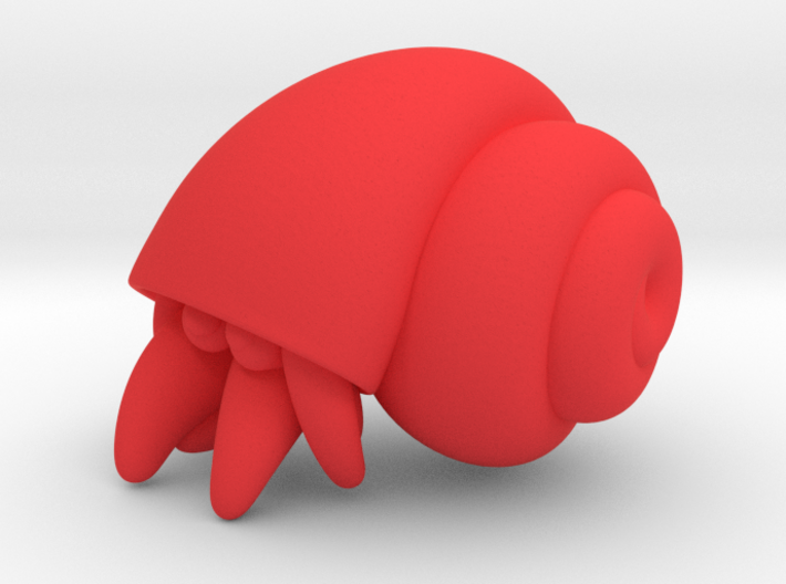 Scuttles the Hermit Crab 3d printed