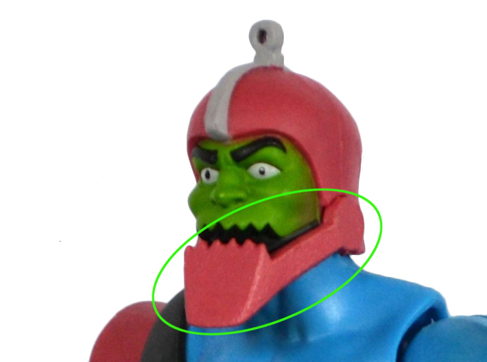 Trap Jaw's Jaw 3d printed