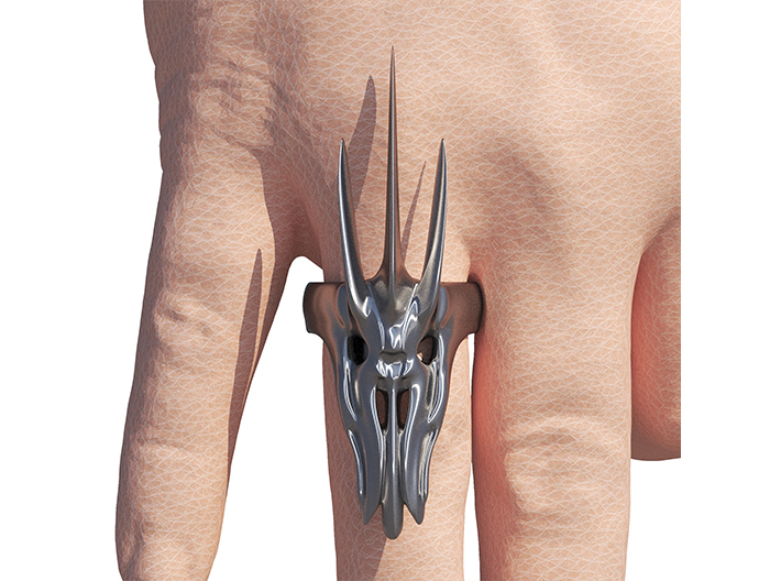Sauron Ring - Size 7 3d printed 
