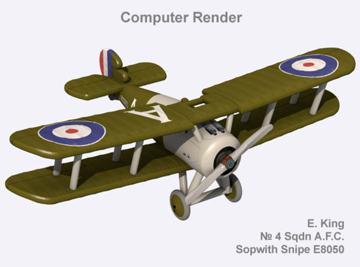 Elwyn King Sopwith Snipe (full color) 3d printed